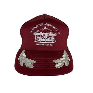 Vintage Scrambled Egg Trucker Hat Winchester Amusement Co SnapBack Winchester Va
